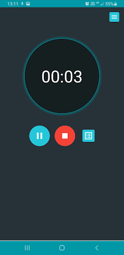 Android application Audio Recorder screenshort