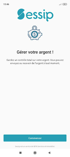 Android application Sessip screenshort