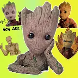 groot stickers for WhatsApp icon