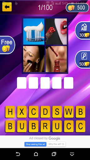 4 Pics Guess Word | 4 Pics 1 W Screen 2