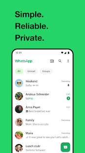 WhatsApp Messenger Schermata