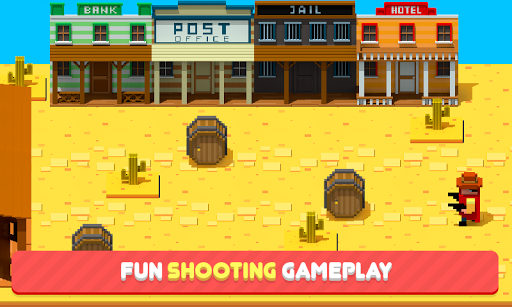 Android application Angry Gun: voxel shooting game screenshort