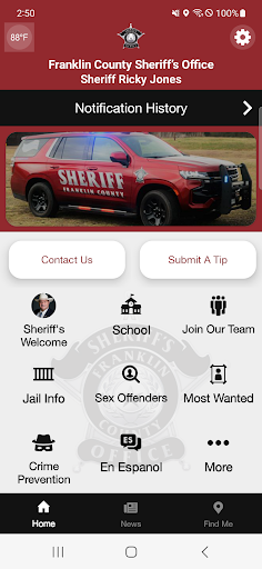 Android application Franklin County Sheriff screenshort