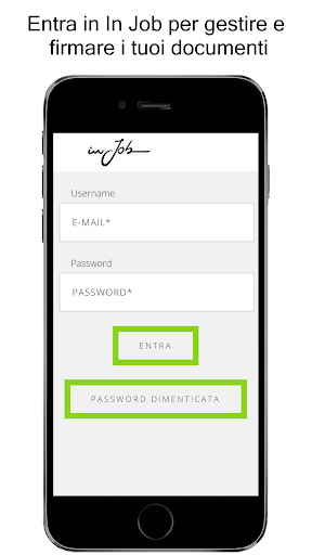 Android application In Job screenshort