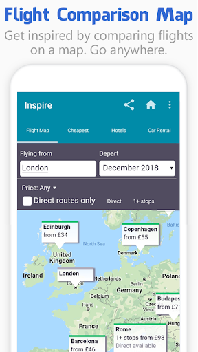 Android application All Flight Tickets Comparison screenshort