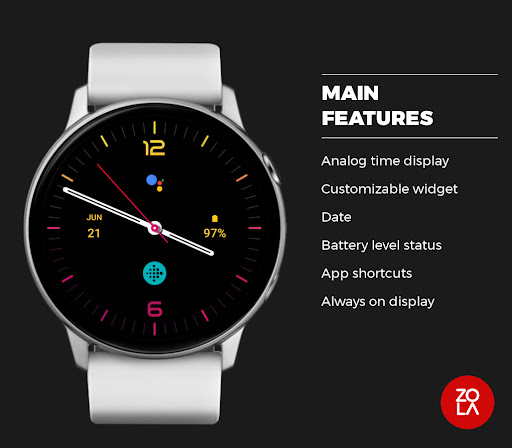 Flame Style Watch Face Screen 2
