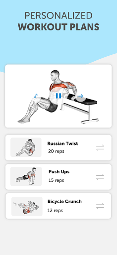 Screenshot of FitHim: Workout for Men