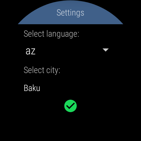 Weather forecast - Gidra.az Screen 3