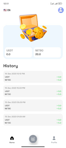 Android application Miner Up screenshort