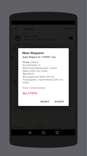 Bamco SafeRide - Driver App
