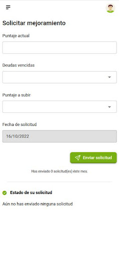 Android application Buró de Crédito Ecuador screenshort
