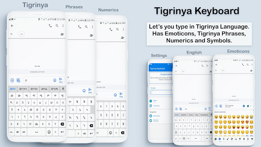 Android application Tigrinya Keyboard screenshort