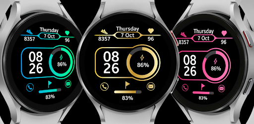 Elegant Digital Watch Face