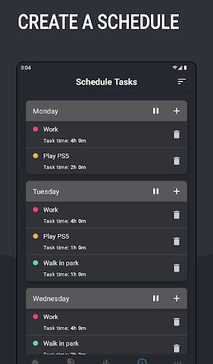 Time Management App Screen 3