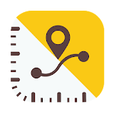 eZy Distance Calculator-Measure GPS points & area icon