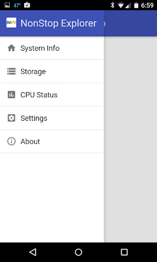 Android application NonStop Explorer screenshort