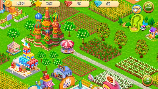 Farming Town-Spiele offline