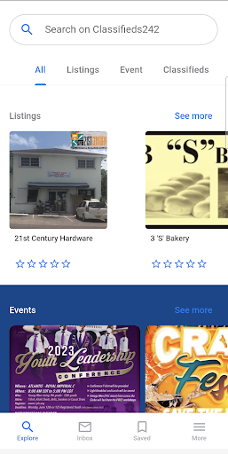 Android application Classifieds242 screenshort
