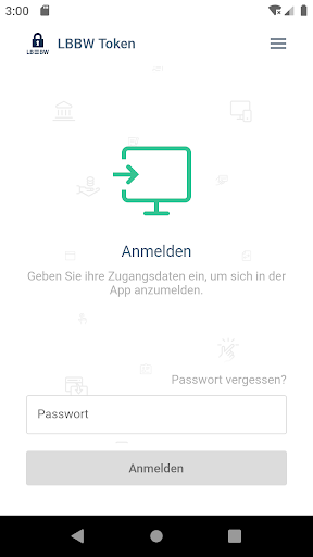Android application LBBW Token screenshort