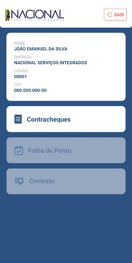 Android application Nacional App screenshort