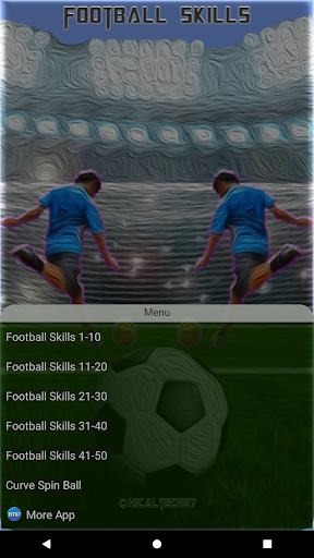 Android application Football Skills screenshort