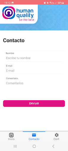 Human Quality intranet Screen 3