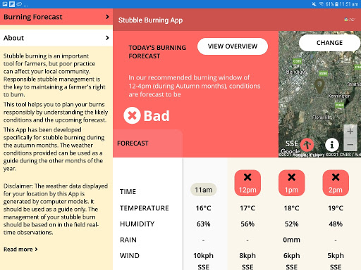 Stubble Burning App