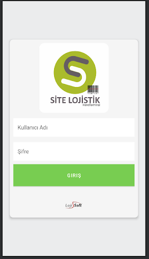 Android application Site Depo Yükleme Boşaltma screenshort