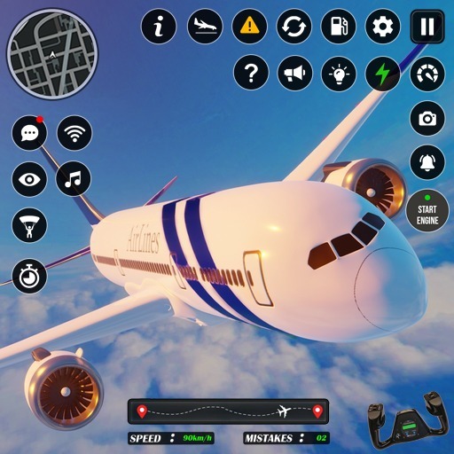 Simulador de Avião - Jogue Online em SilverGames 🕹️