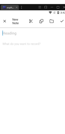 Android application Sophomore Notes screenshort