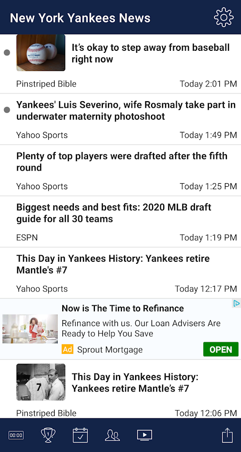 Baseball Team News - MLB editiのおすすめ画像1