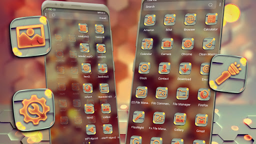 3D Hexagon Theme Screen 2