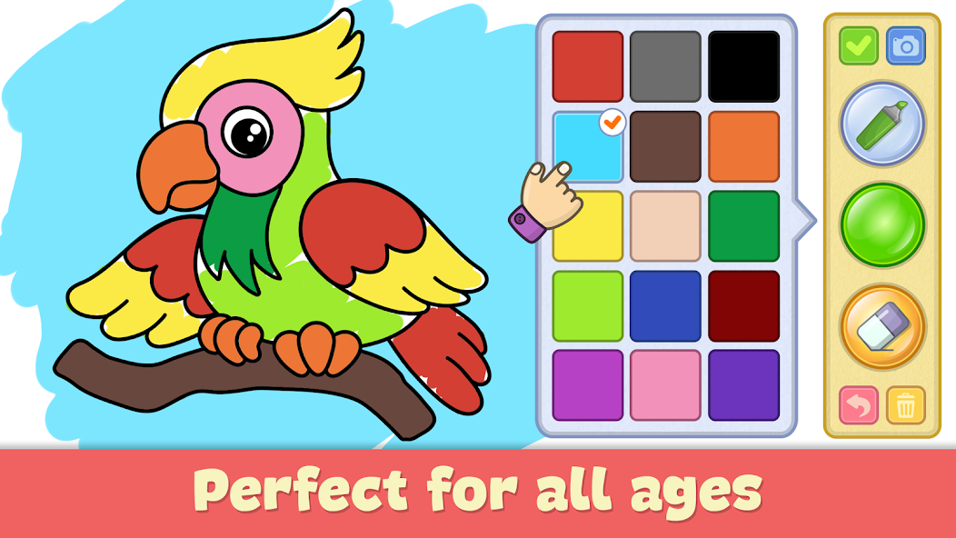 Kids Coloring & Drawing Games 3.118 APK + Mod (Full) for Android