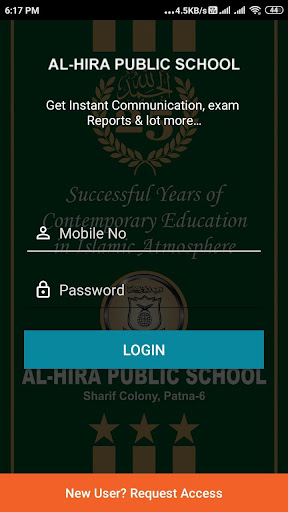 Android application Al -Hira Public School screenshort