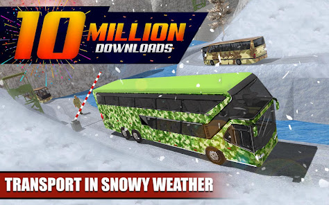 Army Bus Driving Games 3D  screenshots 1