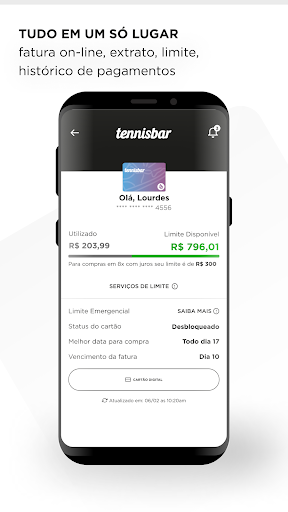 Cartão Tennisbar Screen 2