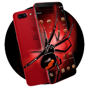Red Poisonous Spider Theme  Icon