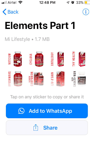 Mi Lifestyle Stickers Screen 3