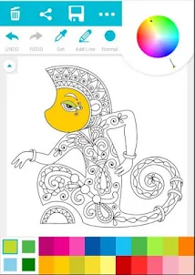 Learning Coloring Game for Kid