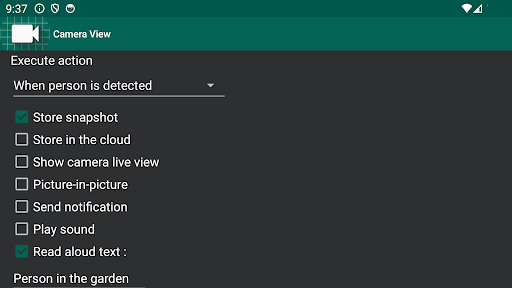 Screenshot of IP Camera Viewer