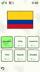 Länder Südamerikas - Quiz