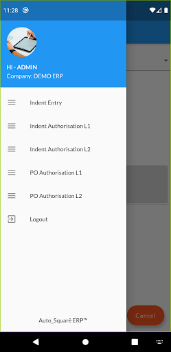 Aquare ERP Screen 3