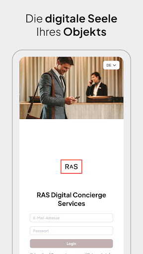 Android application RAS Service screenshort