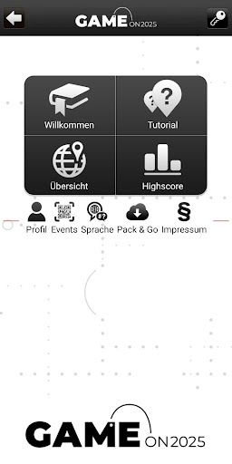 Android application gameON2025 screenshort