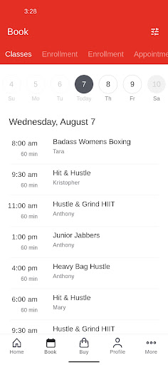 UpperKuts Boxing Club Screen 2