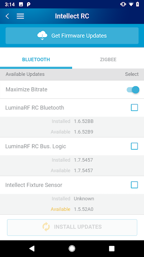 Android application Intellect screenshort
