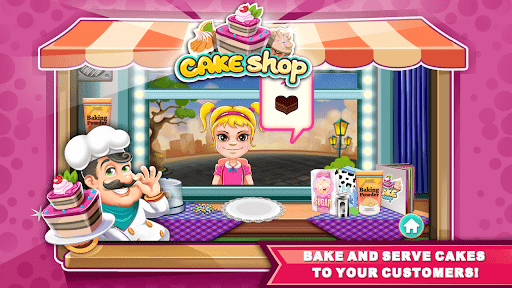 Android application Cake Bakery Shop Game - Chef screenshort