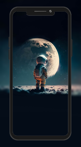 Android application 3D Art Astronaut Wallpaper screenshort