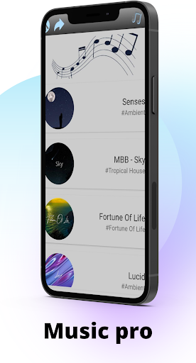 Android application Relax music screenshort