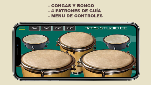 Android application Congas Para Tocar screenshort